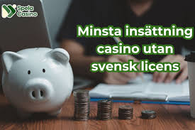 Minsta Insättning Casino Utan Svensk Licens Allt Du Behöver Veta